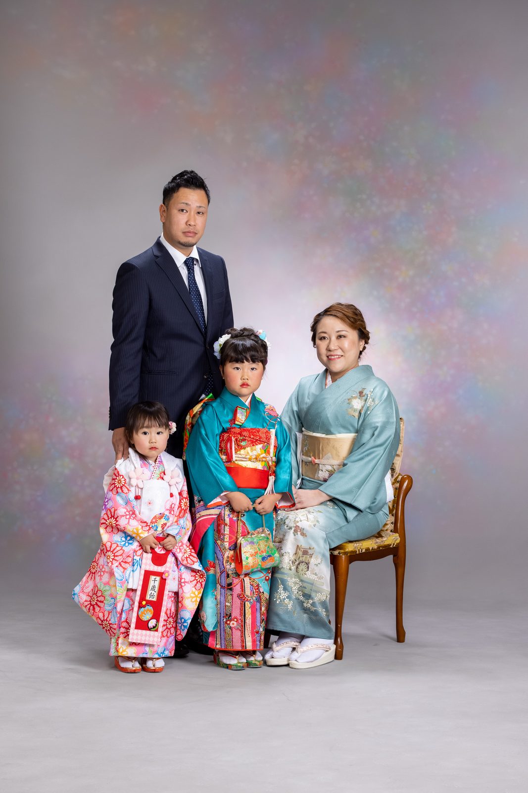 七五三 家族写真